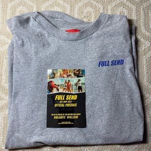NELK boys Grey Full Send T-shirt